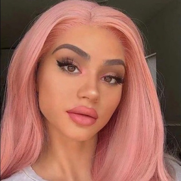 fashiondeityshair Accessories - ♥️ PINK 24” NATURAL STRAIGHT LACE FRONT WIG💫 *NEW
